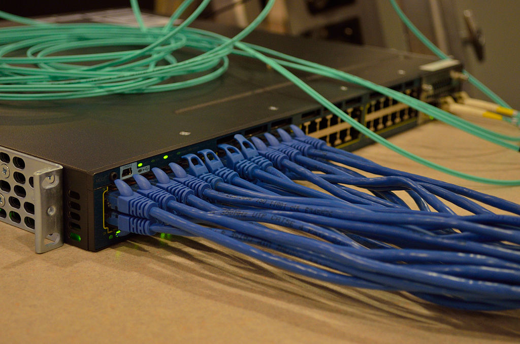 网络线缆艺术化