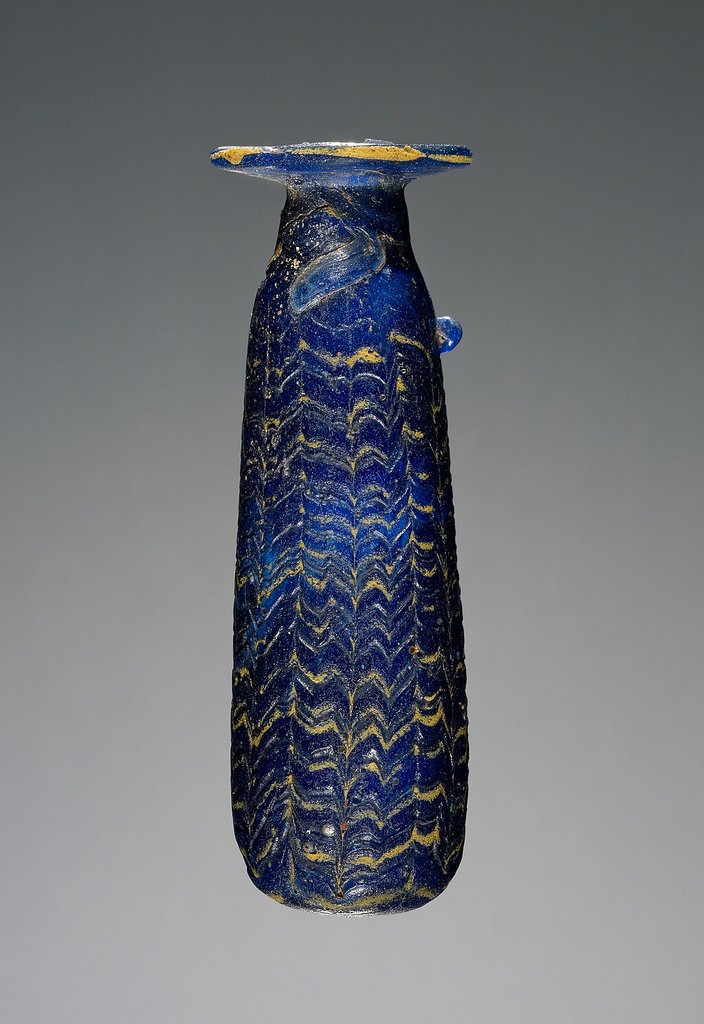 深蓝色玻璃质感