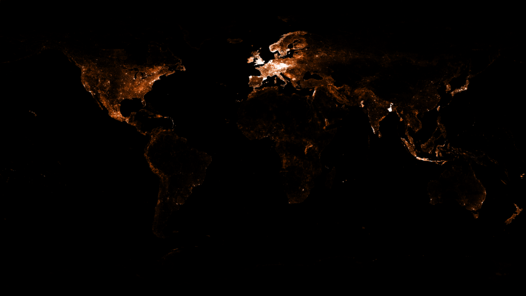 全球网络节点图