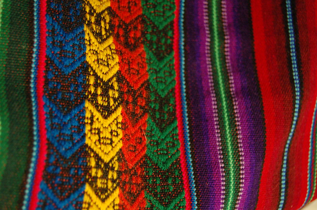 水纹印花丝绸微观