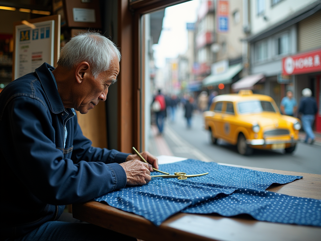 精密缝纫机针头穿透面料的超慢动作瞬间