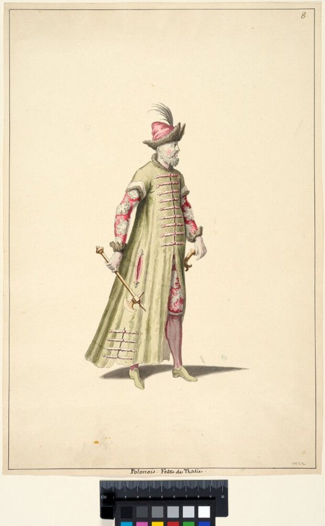 服饰层叠质感插画