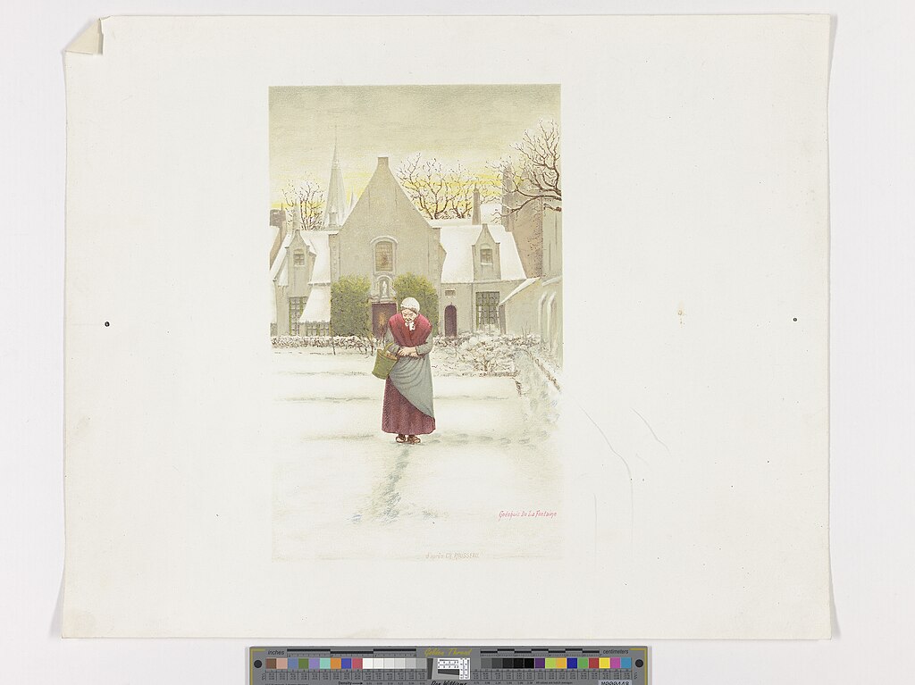 连帽加长防风棉大衣细节