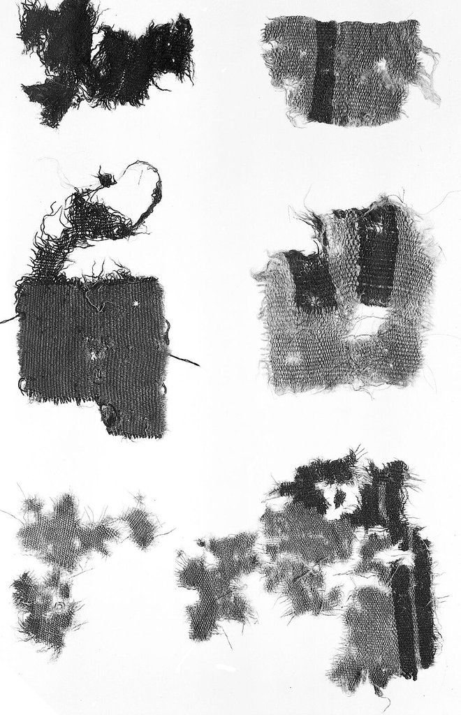 微距拍摄的织物纹理