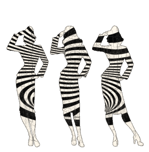 黑白条纹时尚款