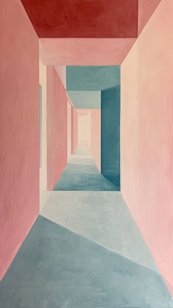 模特身穿结构感大衣在建筑空间中行走