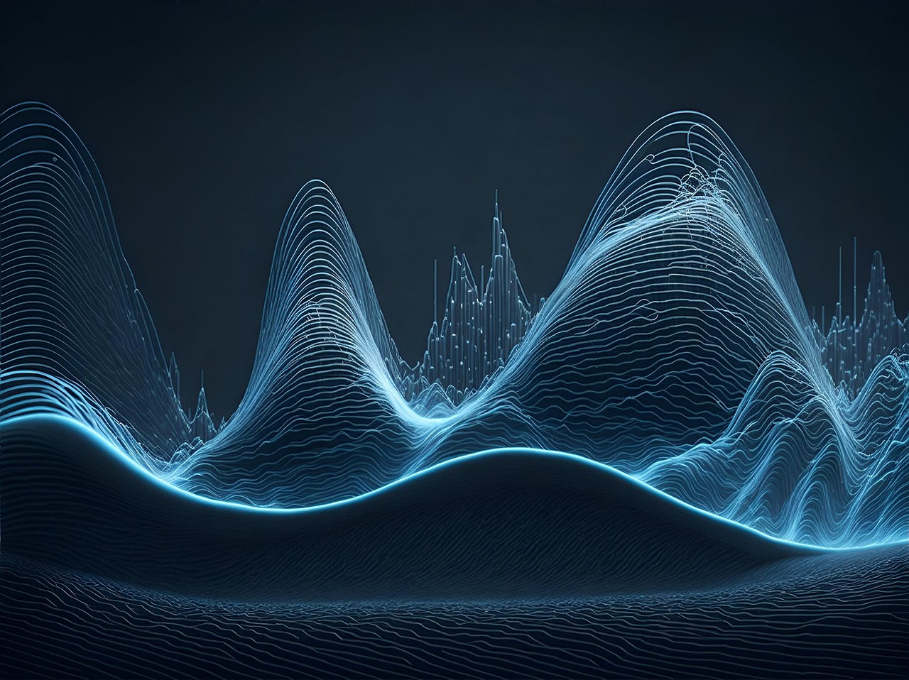 动态粒子网络抽象图