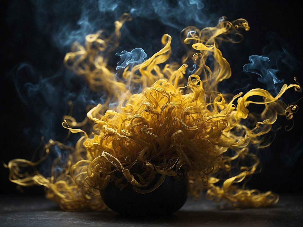 抽象艺术摄影 - 轻纱飘动的柔美形态