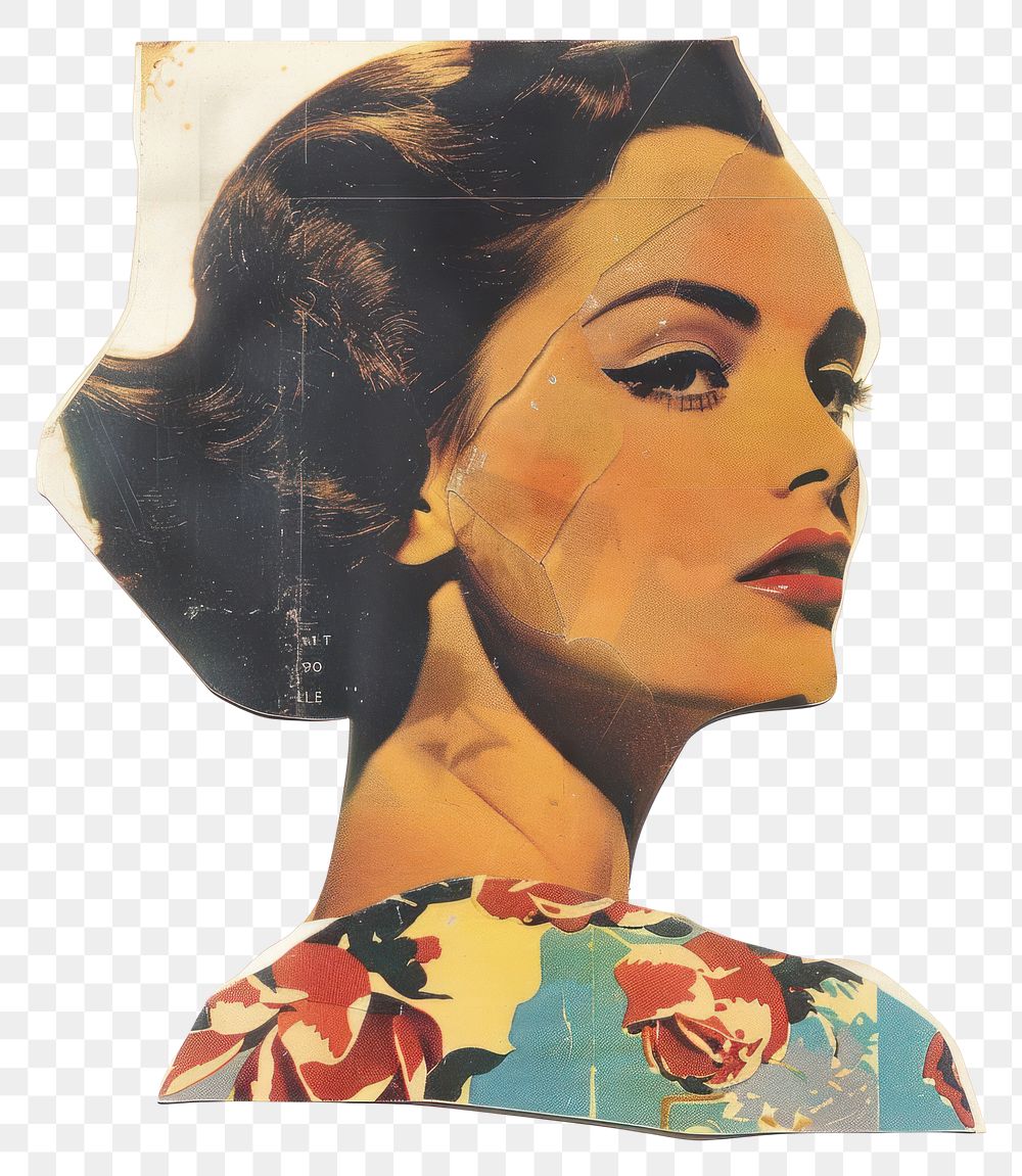 复古风格拼贴艺术展示旅行装